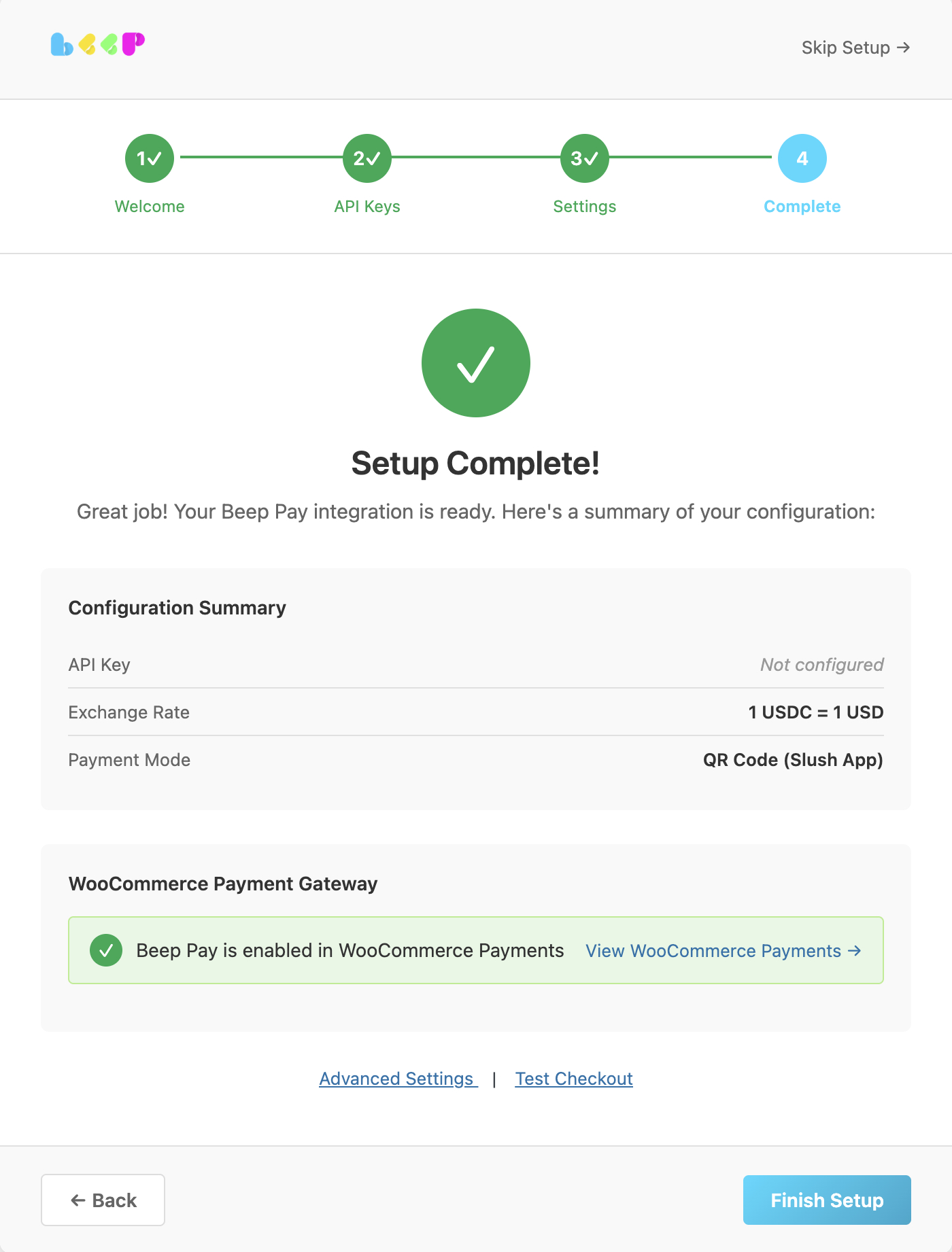 Step 4: Ready to Accept Payments